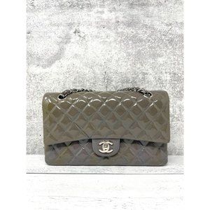 Chanel Classic Patent Medium Double Flap Bag